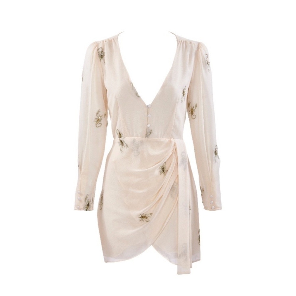 FOR LOVE & LEMONS SCORPION DRESS FREE PEOPLE REVOLVE STONE COLD FOX PLANET BLUE - Picture 5 of 14